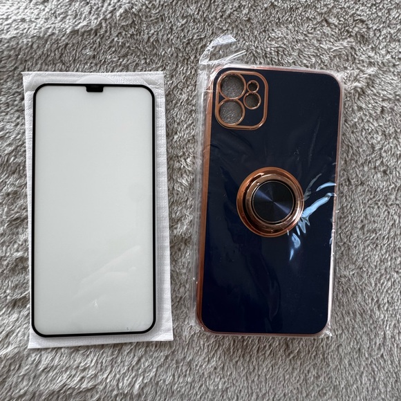 For iPhone 11 Pro Phone Case Heavy Duty Shockproof Cover Blue And Glass Screen - Picture 6 of 10